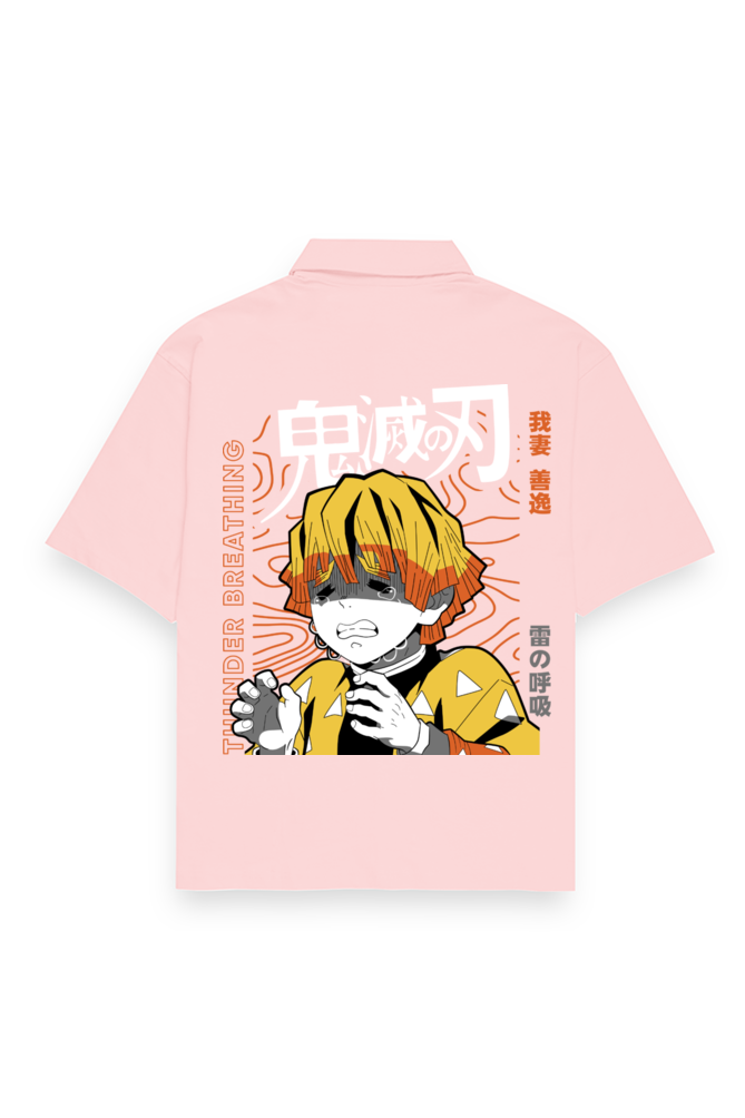 Oversized Unisex Shirt – Thunder Breathing Zenitsu Edition