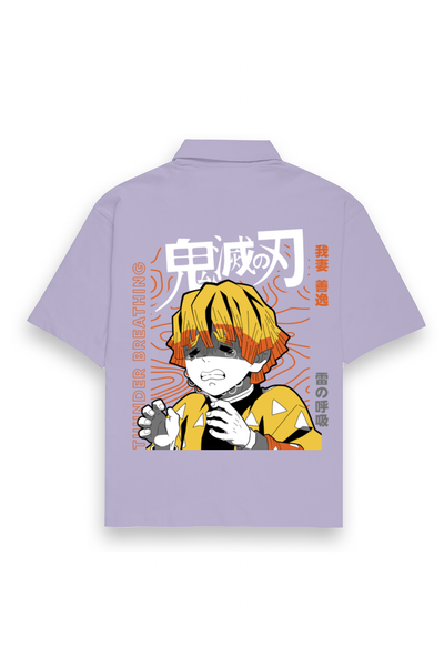 Oversized Unisex Shirt – Thunder Breathing Zenitsu Edition