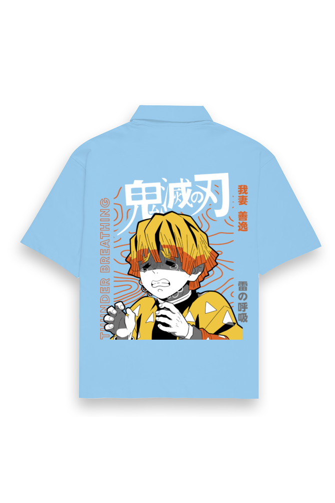 Oversized Unisex Shirt – Thunder Breathing Zenitsu Edition