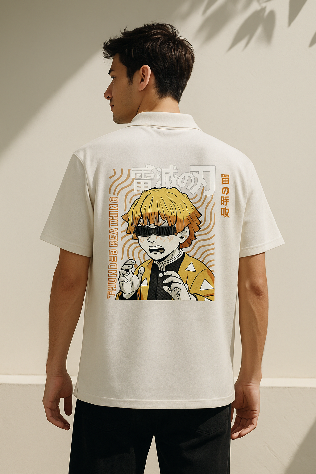 Oversized Unisex Shirt – Thunder Breathing Zenitsu Edition